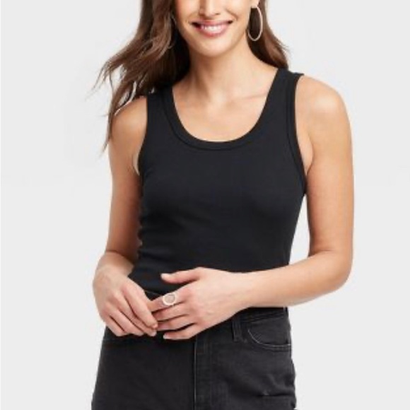 NWT Universal Thread Ribbed Shrunken Tank XS - Picture 5 of 5